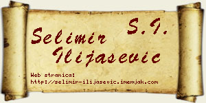 Selimir Ilijašević vizit kartica
